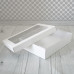 Коробка с окном 35*25*8см белая