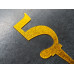 Топпер "5" акрил золото