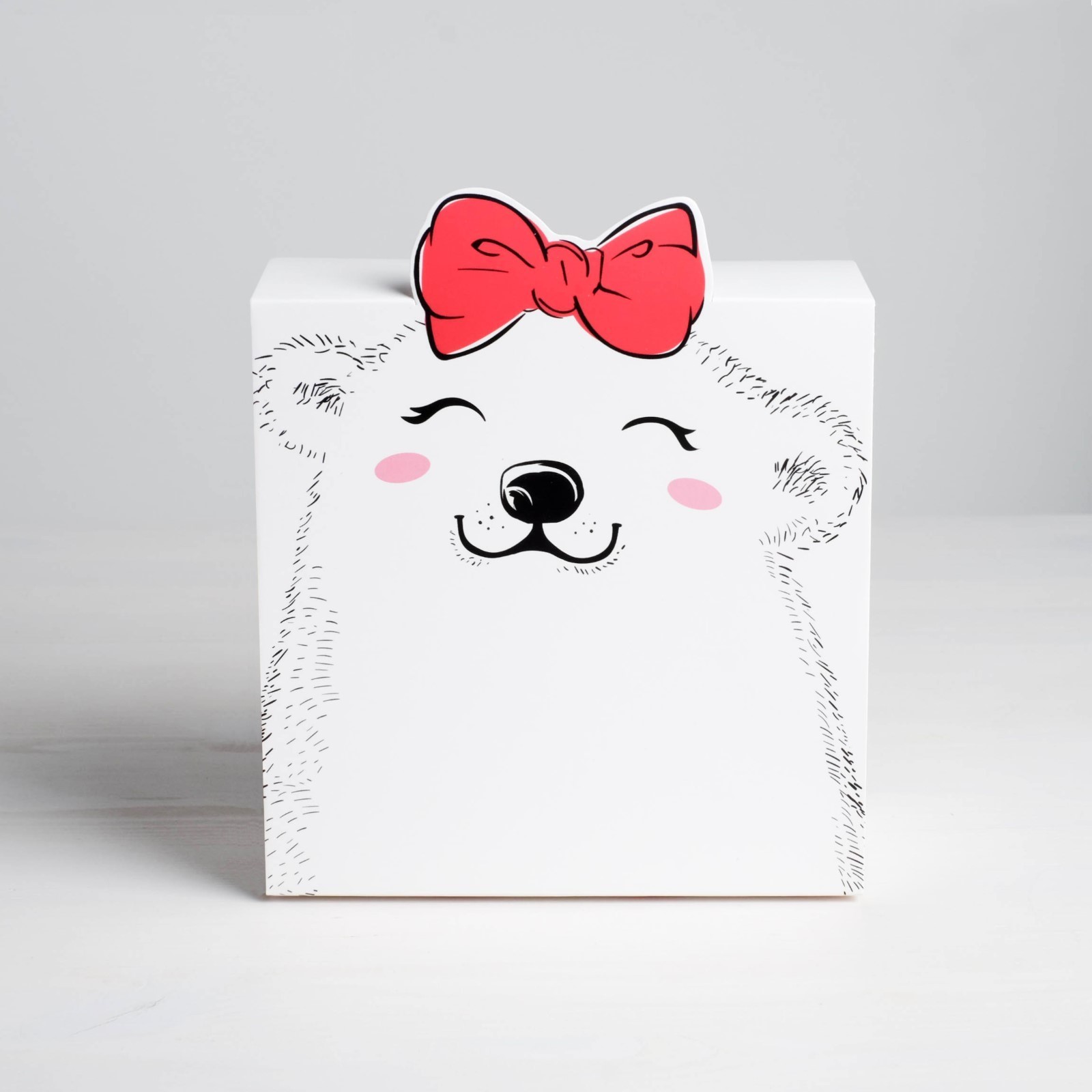 Коробка сборная "Тебе" 15*15*8см