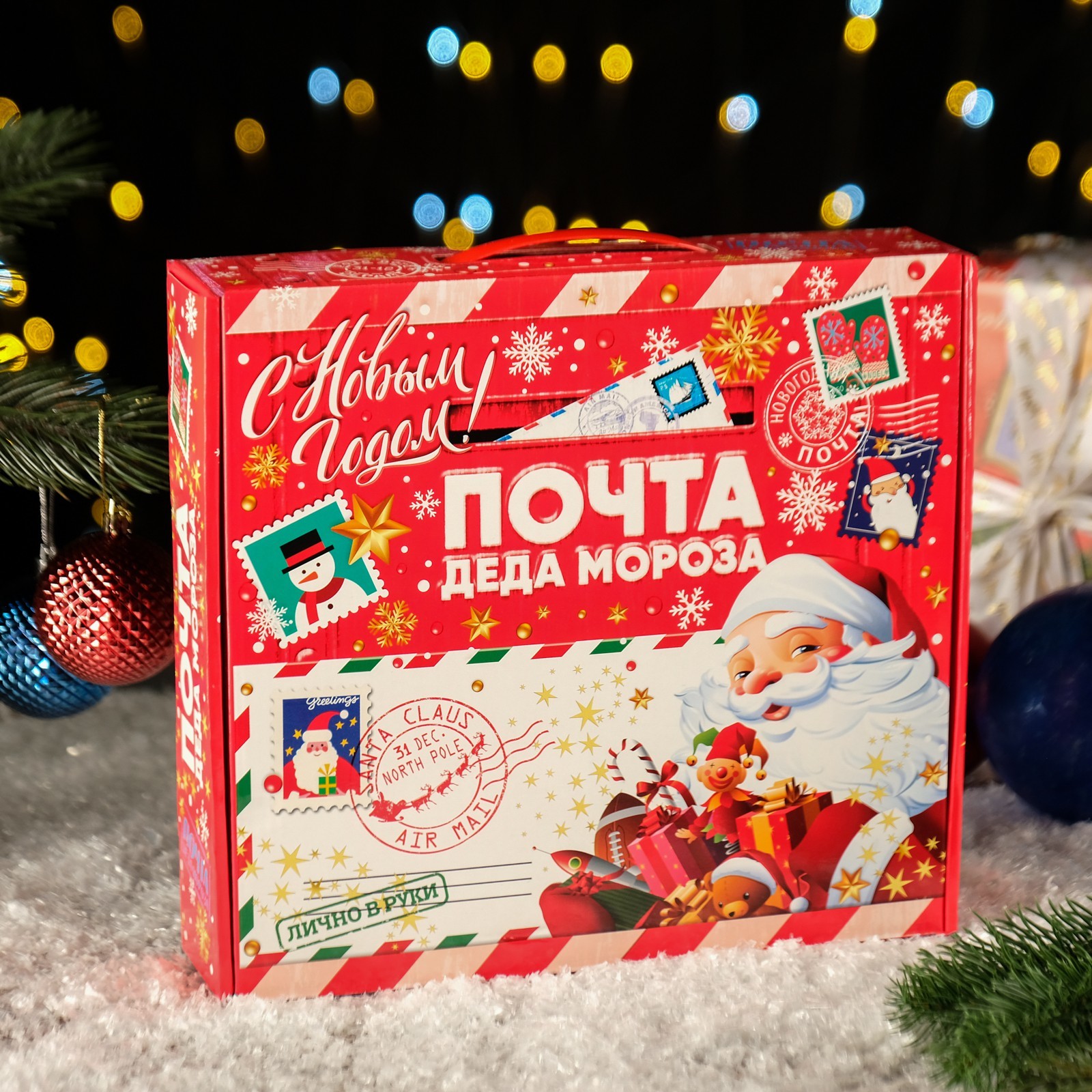 Коробка складная "Новая почта" 25*27*6см